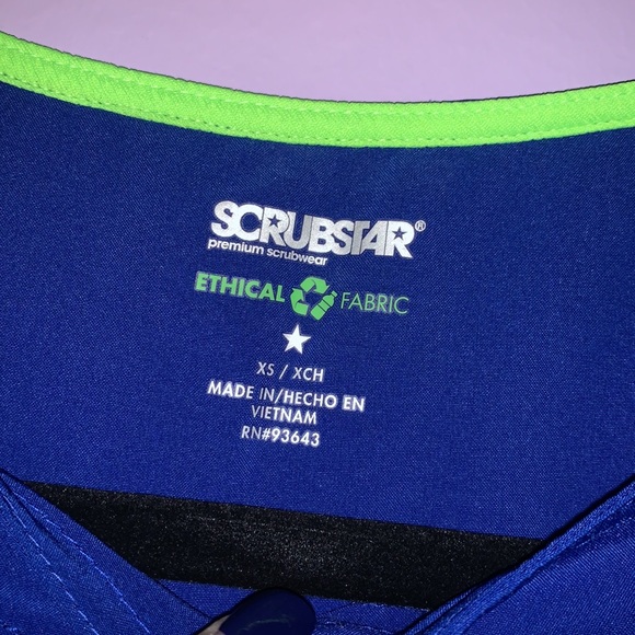 NWT Scrubstar Long Sleeve Scrub Top - Picture 5 of 6